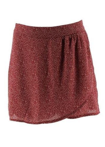 Jupe short---Rouge-38 - M-Fminin - gemo - Modalova