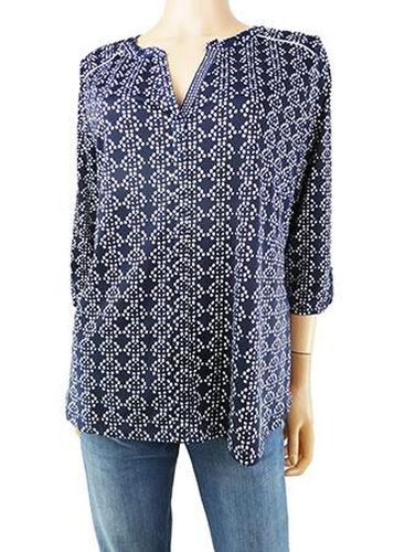 Blouse manches 3/4---Bleu-42 - L-Fminin - bral - Modalova