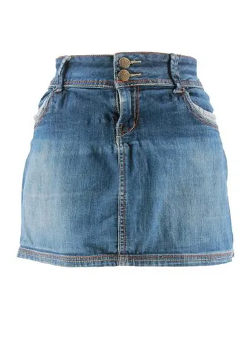 Jupe courte en jeans ---Bleu-40 - M-Fminin - no excuse - Modalova