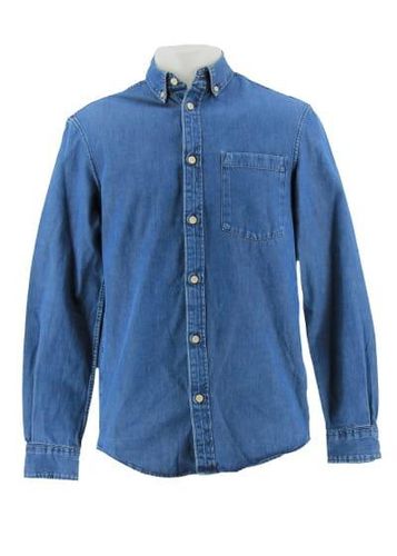 Chemise manches longues ---Bleu fonc-XS-Masculin - h&m - Modalova