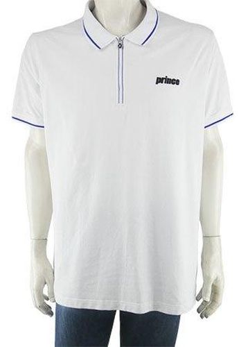 Polo manches courtes---Blanc-XL-Masculin - prince - Modalova