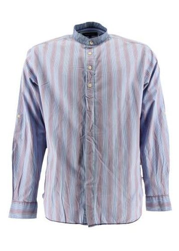 Chemise manches longues---Bleu-L-Masculin - tex - Modalova