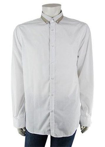 Chemise manches longues ---Beige-L-Masculin - la halle - Modalova