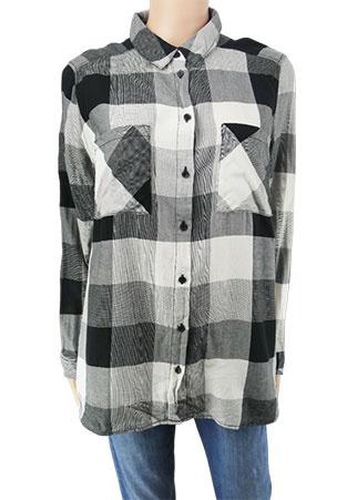 Chemise manches longues---Blanc-40 - M-Fminin - h&m - Modalova