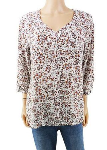 Blouse manches 3/4 ---Blanc-44 - L-Fminin - bral - Modalova