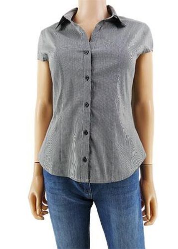 Chemise manches courtes---Gris-38 - M-Fminin - h&m - Modalova