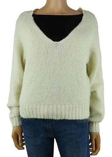 Pull manches longues---Beige-34 - S-Fminin - tally weijl - Modalova