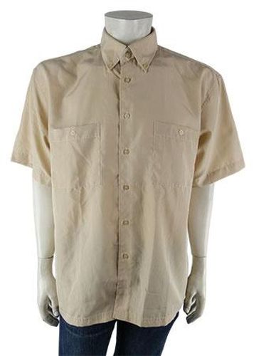 Chemise manches courtes---Beige-L-Masculin - generic - Modalova