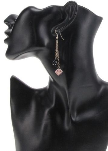 Boucles d'oreilles -BCBC--Noir-Basic-Fminin - Label Emmaus - Modalova