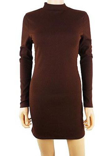 Robe pull manches longues ---Marron-34 - S-Fminin - nasty gal - Modalova