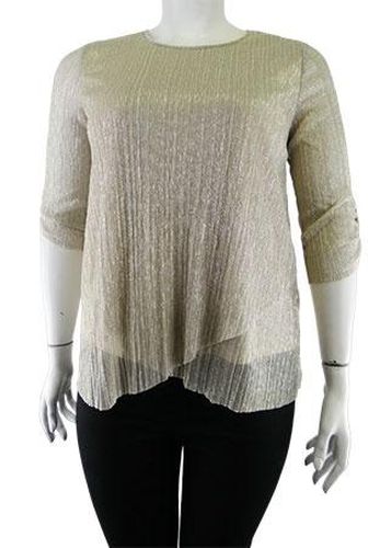 Blouse manches 3/4---Argent-48 - XL-Fminin - c&a - Modalova