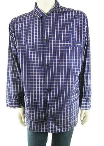 Haut de pyjama manches longues---Bleu fonc-XXL-Masculin - pierre clarence - Modalova