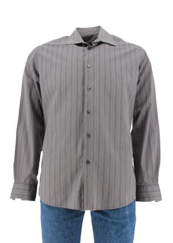 Chemise manches longues ---Gris-M-Masculin - gemo - Modalova