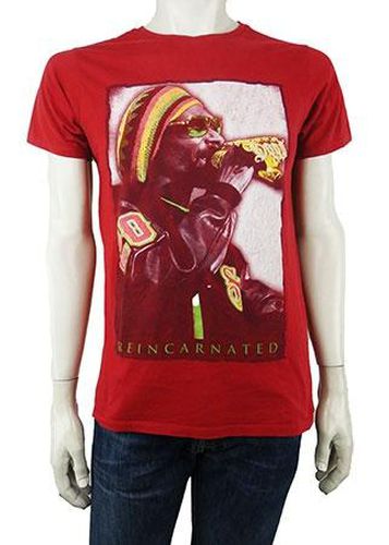 T-shirt manches courtes "Bob Marley" ---Rouge-S-Masculin - monster piece - Modalova