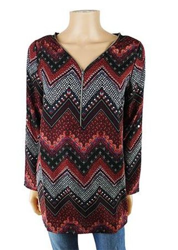 Blouse manches longues ---Bordeaux-38 - M-Fminin - blanche porte - Modalova