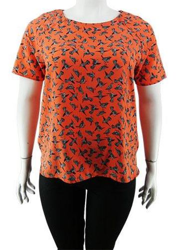 Top manches courtes---Corail-46 - XL-Fminin - camaeu - Modalova