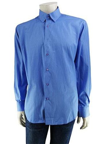 Chemise manches longues---Bleu-XL-Masculin - ferre di mani - Modalova