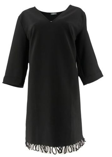 Robe manches 3/4---Noir-42 - L-Fminin - tanas - Modalova