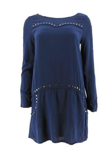 Robe manches longues---Bleu-34 - S-Fminin - jennyfer - Modalova