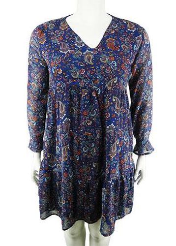 Robe manches longues---Bleu fonc-46 - XL-Fminin - esmara - Modalova