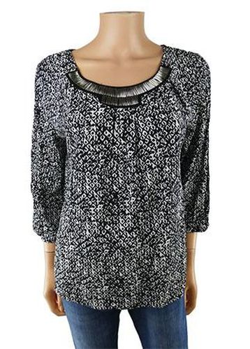 Blouse manches 3/4---Blanc-42 - L-Fminin - scottage - Modalova