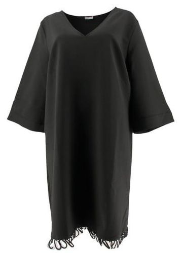 Robe manches 3/4---Noir-44 - L-Fminin - tanas - Modalova