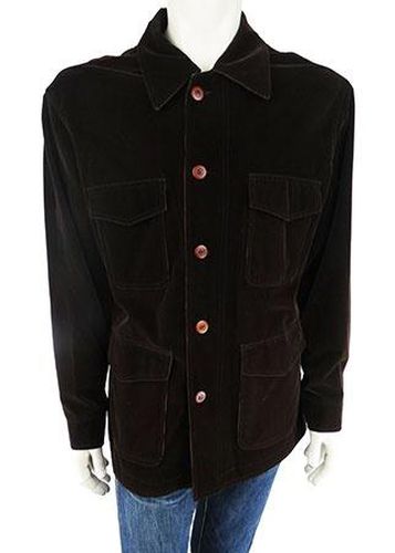 Veste velours ctel manches longues---Marron-M-Masculin - carnet de vol - Modalova