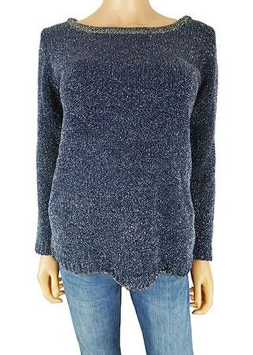 Pull manches longues---Bleu fonc-32 - XS-Fminin - riu paris - Modalova