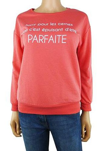 Sweat fin manches longues---Blanc-34 - S-Fminin - mim - Modalova