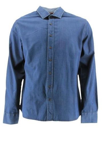 Chemise manches longues---Bleu fonc-XL-Masculin - devred - Modalova