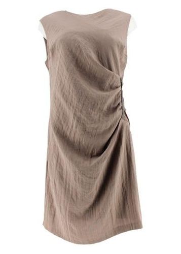 Robe sans manches---Marron-42 - L-Fminin - julie guerlande - Modalova