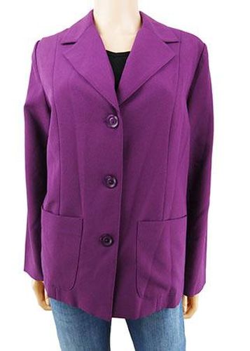 Veste manches longues---Violet-44 - L-Fminin - bleu bonheur - Modalova