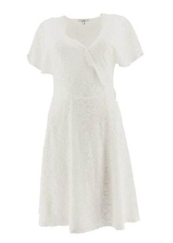 Robe mi-longue---Blanc-40 - M-Fminin - la halle - Modalova