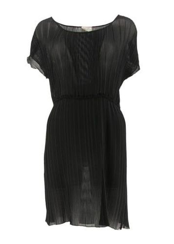 Robe transparente manches courtes ---Noir-38 - M-Fminin - belair - Modalova