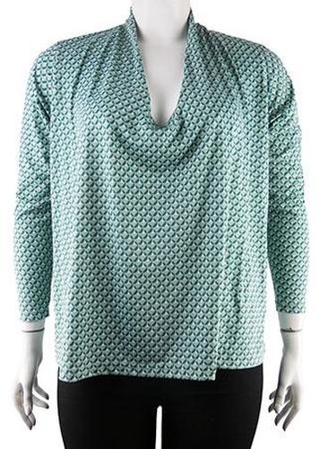 Blouse manches longues ---Vert-50 - XXL-Fminin - blanche porte - Modalova