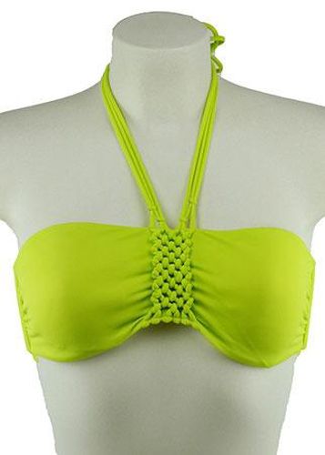 Haut de Maillot de Bain ---Vert-38 - M-Fminin - tex - Modalova