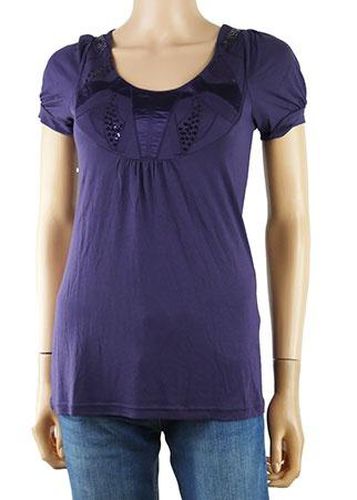 Top manches courtes ---Violet-34 - S-Fminin - la redoute - Modalova