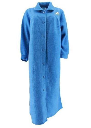 Robe de chambre polaire fleuries---Basic-42 - L-Fminin - carr d'azur - Modalova