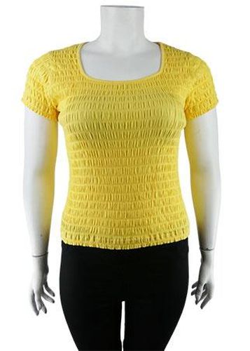 Top manches courtes---Jaune-46 - XL-Fminin - afibel - Modalova