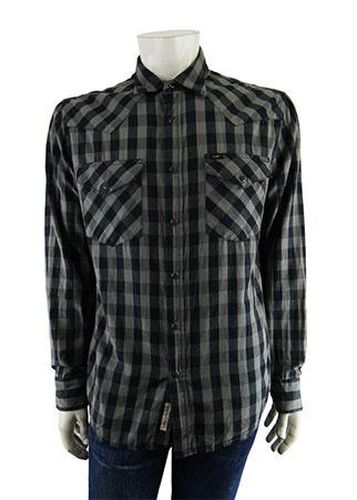 Chemise manches longues ---Bleu-L-Masculin - lee - Modalova