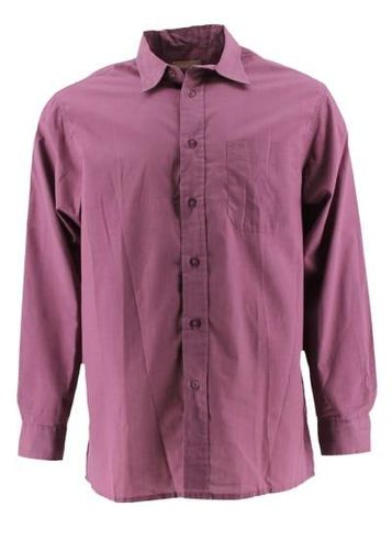 Chemise manches longues---Violet-L-Masculin - daxon - Modalova