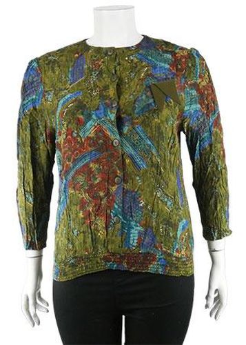 Blouse manches longues---Multicolore-50 - XXL-Fminin - c&a - Modalova