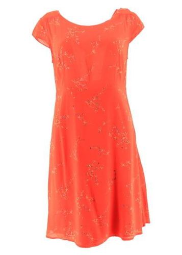 Robe manches courtes---Orange-38 - M-Fminin - etam - Modalova