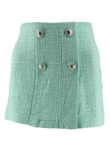 Jupe-short ---Vert-32 - XS-Fminin - zara - Modalova