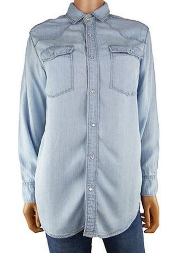 Chemise manches longues ---Bleu-34 - S-Fminin - h&m - Modalova