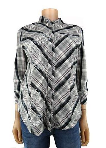 Chemise manches 3/4---Gris-38 - M-Fminin - lee cooper - Modalova