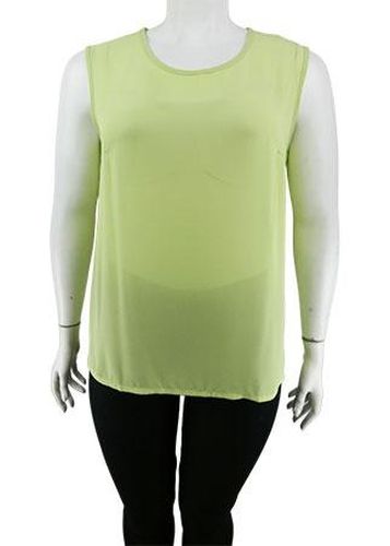 Top sans manches---Vert-48 - XL-Fminin - blanche porte - Modalova