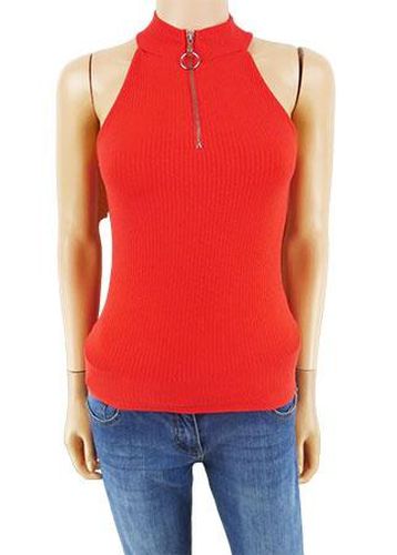 Top sans manches ---Rouge-32 - XS-Fminin - amisu - Modalova