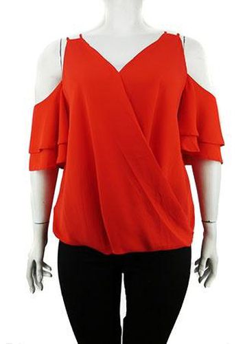 Blouse  bretelles ---Rouge-46 - XL-Fminin - mosquitos - Modalova