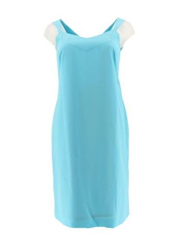 Robe sans manches---Bleu-38 - M-Fminin - mario pucci cecconi - Modalova